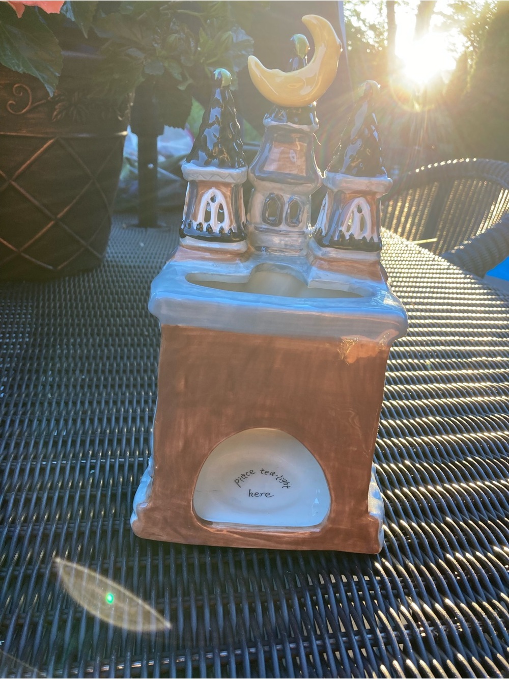 Blue Sky Hotel of Horrors candle holder - Picture 4 of 11